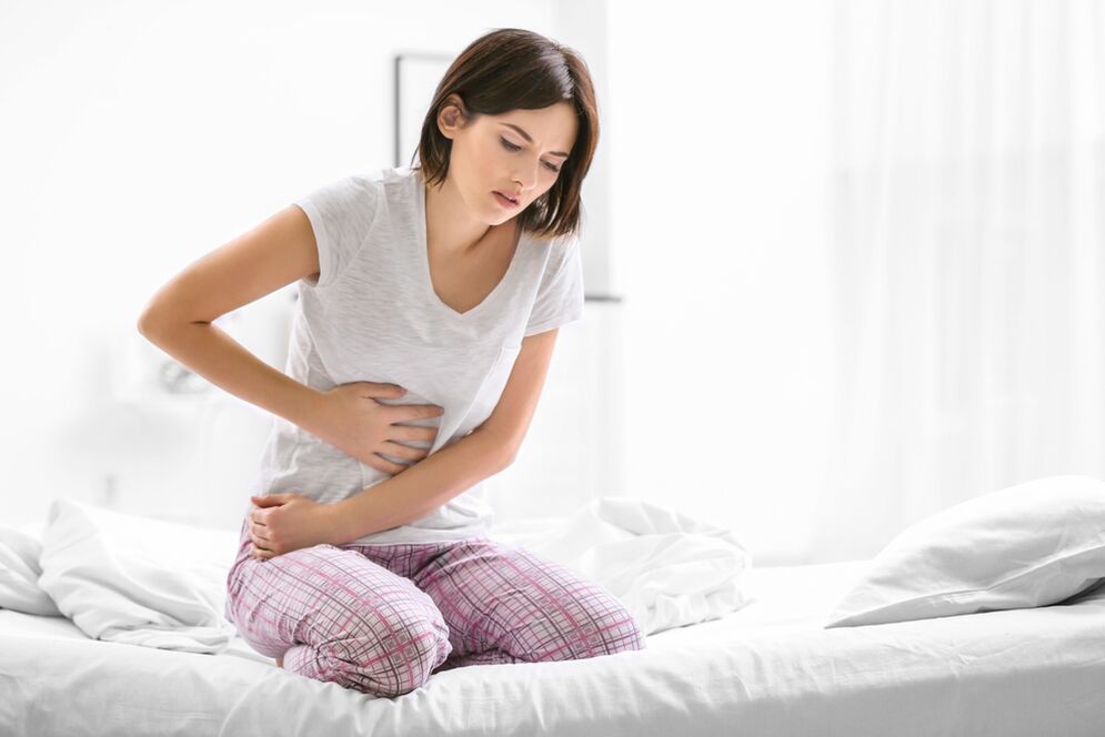 dureri abdominale ca simptom al prezenței paraziților